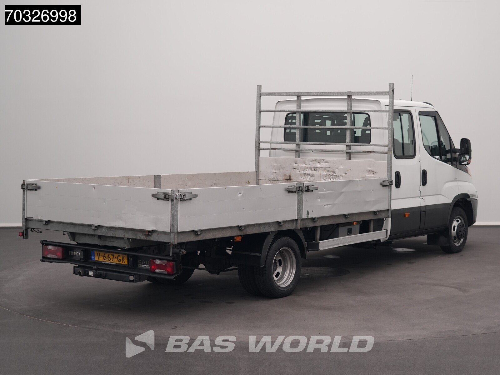 Iveco Daily 50C18 3.0L Automaat Dubbel Cabine Open Laadbak 3, Auto's, Automaat, Stof, Gebruikt, Euro 6