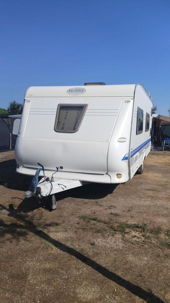 Caravan te koop hobby 560 KMFE uit 2003, Particulier, Airco, Hobby