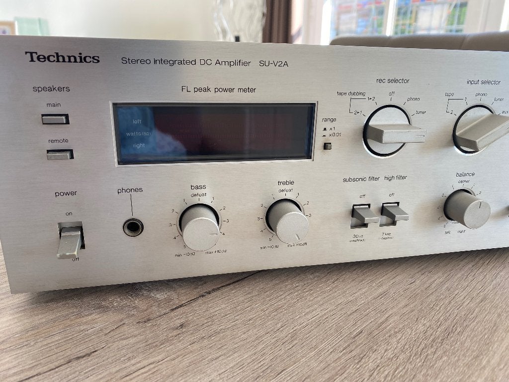 Technics SUV 2A DC Amplifier, Overige merken, Refurbished, Ophalen of Verzenden, Minder dan 60 watt