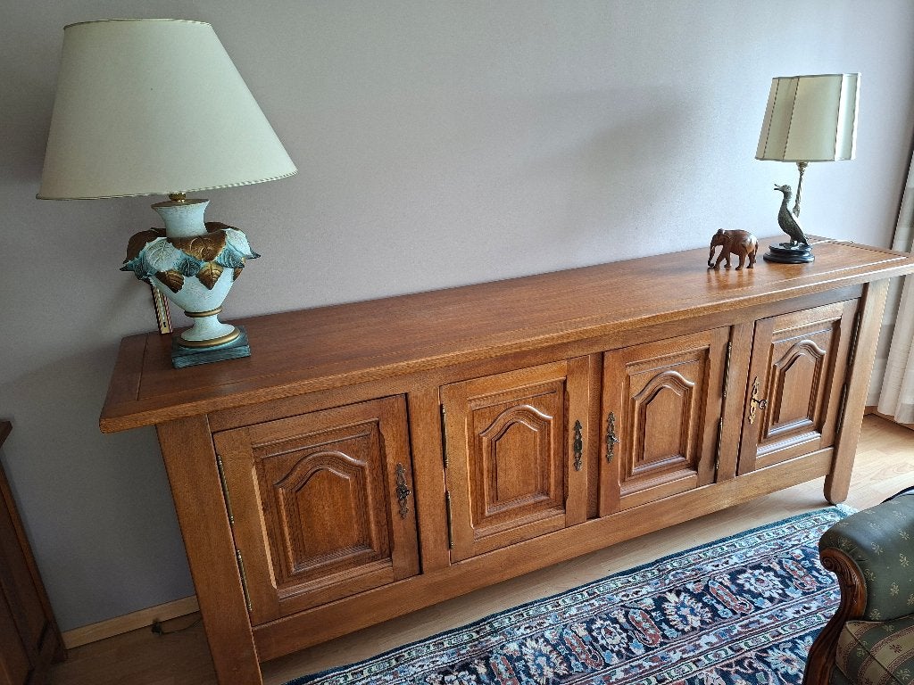 Mooie voleiken eetplaats, Maison & Meubles, Salles à manger complètes, Comme neuf, Enlèvement