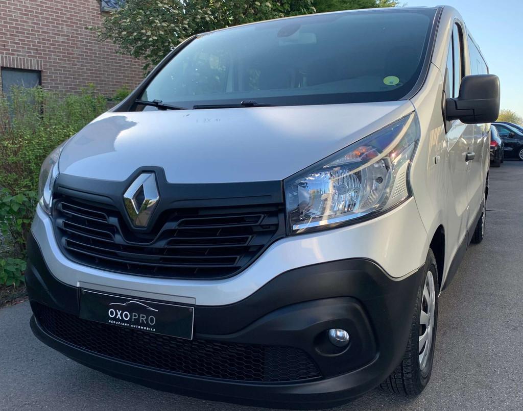 Renault Trafic XL 1.6 CDTI 125CV / 9 PLACES / LONG CHÂSSIS, Autos, Argent ou Gris, Achat, Euro 6, Entreprise