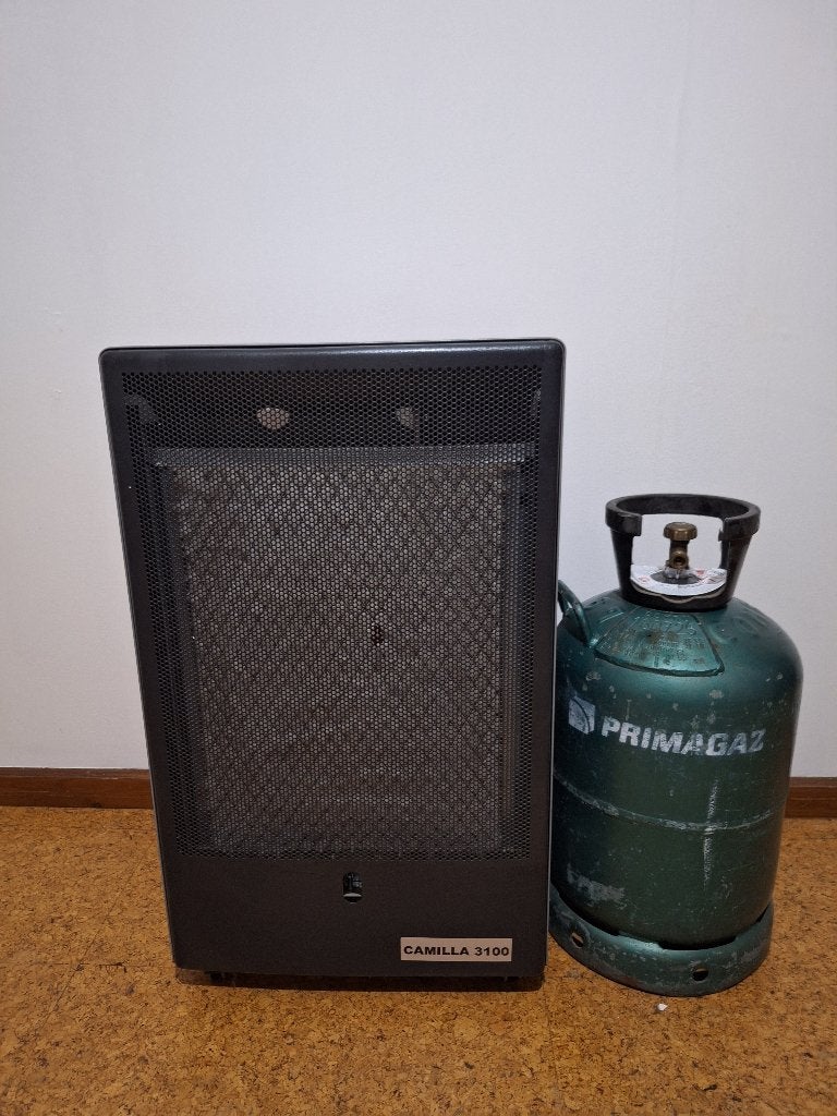 Gasvuur plus gasfles, Caravans en Kamperen, Kampeeraccessoires, Ophalen, Gebruikt