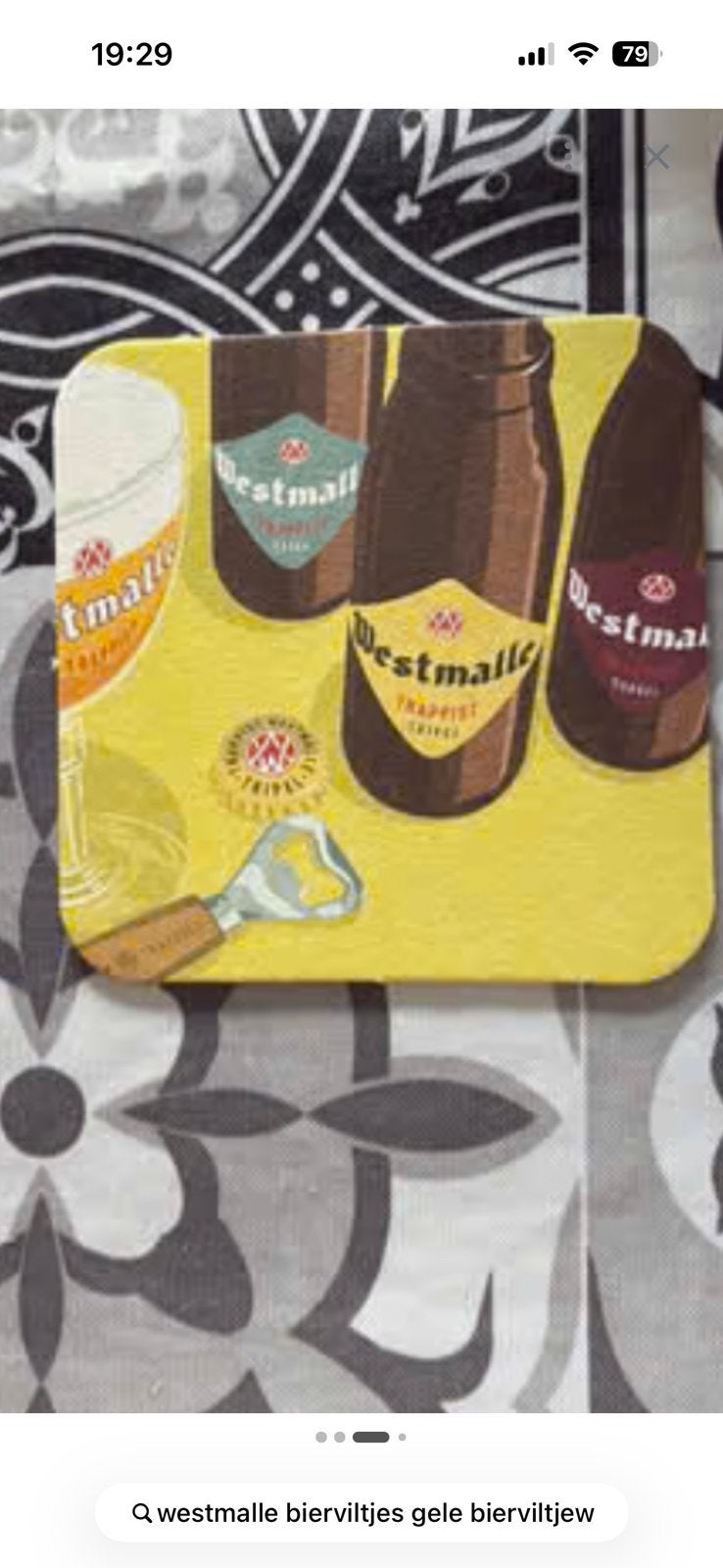 Tapis à bière Westmalle, Enlèvement ou Envoi, Neuf, Sous-bock, Autres marques