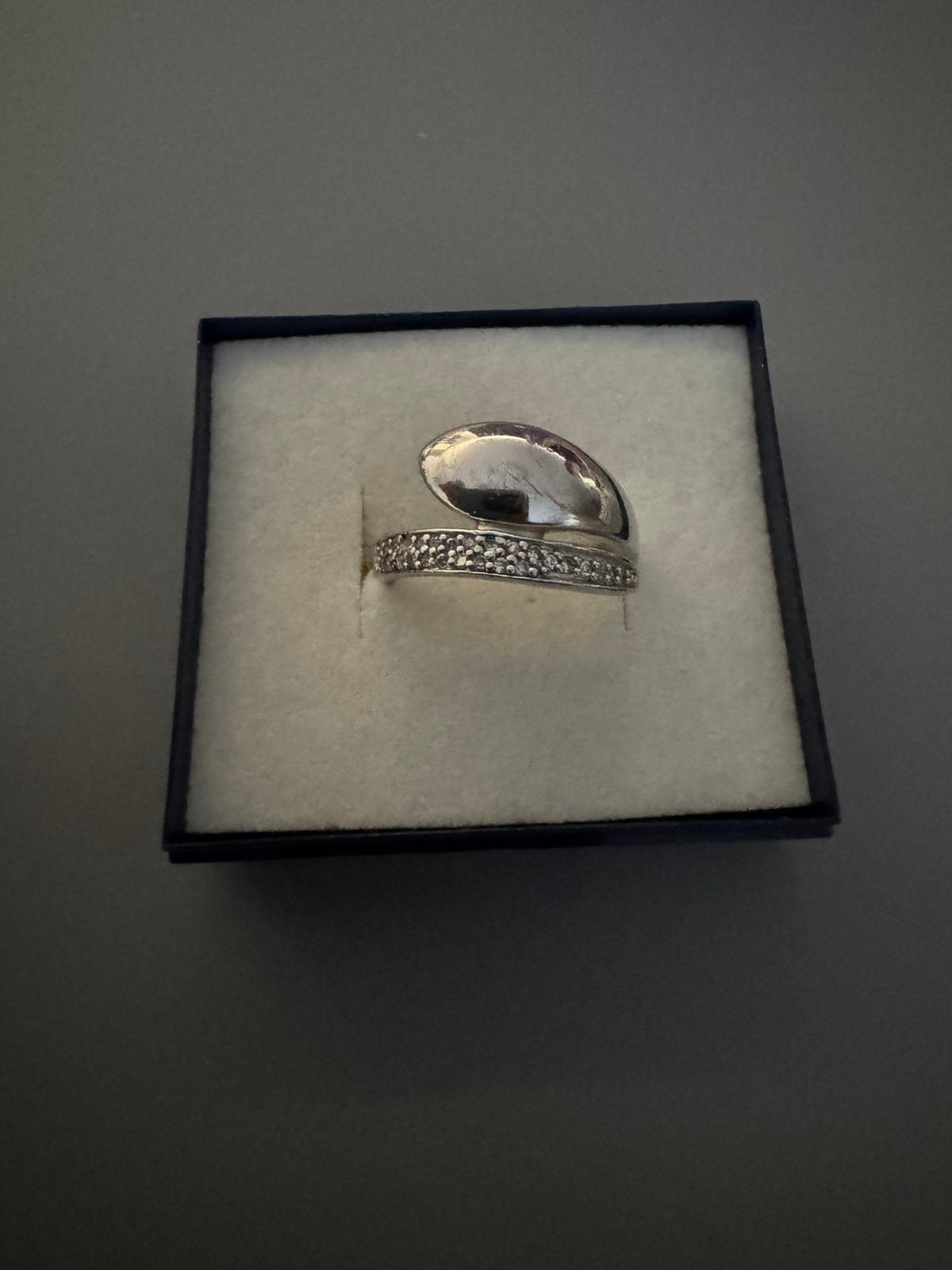 Zilveren ring, Handtassen en Accessoires, Ringen, Ophalen, Gebruikt
