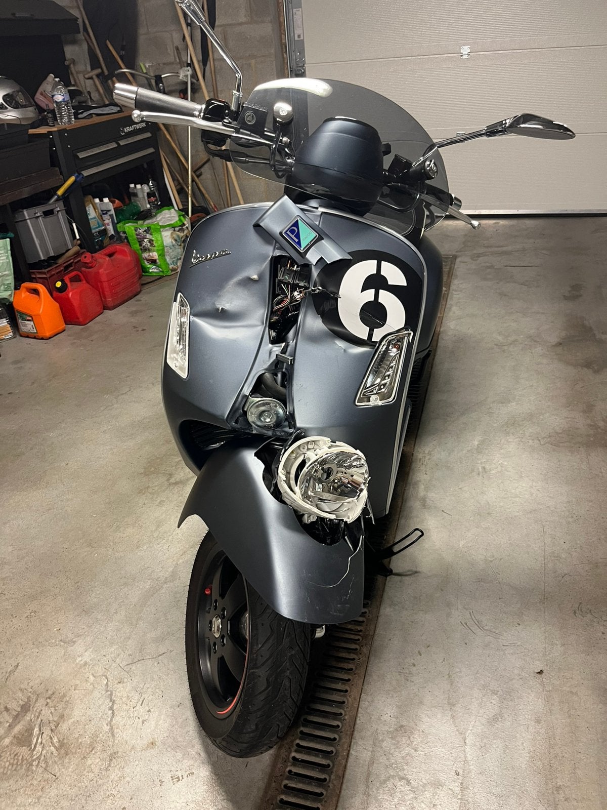 Vespa 6 giorni accidentée 2021, Vélos & Vélomoteurs, Autres modèles, 300 cm³, Enlèvement, Utilisé