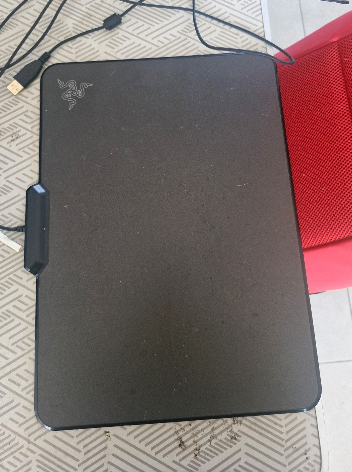 Razer firefly  mousemat, Computers en Software, Muismatten, Gebruikt, Gaming muismat, Ophalen of Verzenden