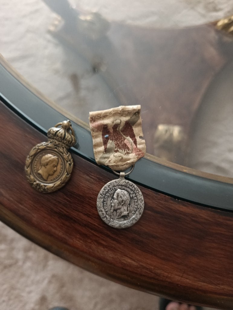 lot de 2 medailles empire, Collections, Objets militaires | Général, Enlèvement ou Envoi