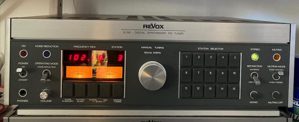 Tuner Revox B760, Enlèvement, Utilisé, Analogique