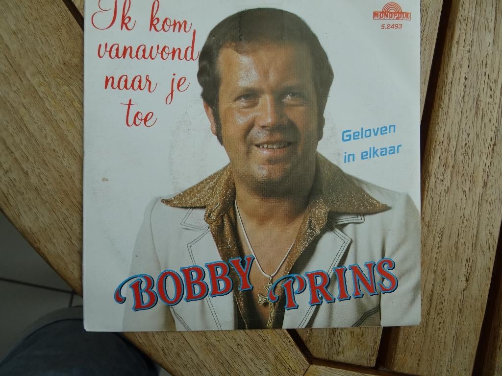 Bobby prins ik kom vanavond naar je toe, Ophalen of Verzenden, Zo goed als nieuw, Levenslied of Smartlap
