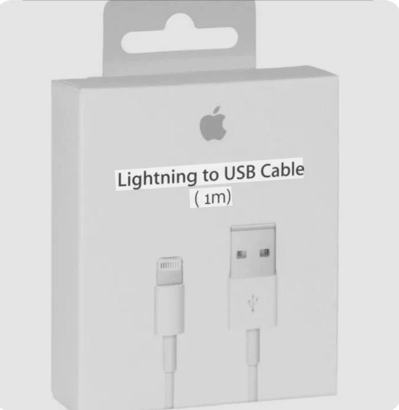 Prachtige Apple Lightning-naar-USB-kabel in de verpakking, Telecommunicatie, Ophalen, Zo goed als nieuw