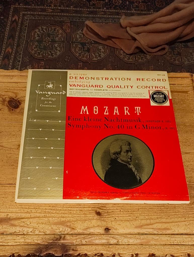4 Lp's van Wolfgang Amadeus Mozart, Cd's en Dvd's, Gebruikt, Verzenden, Overige formaten, Overige typen
