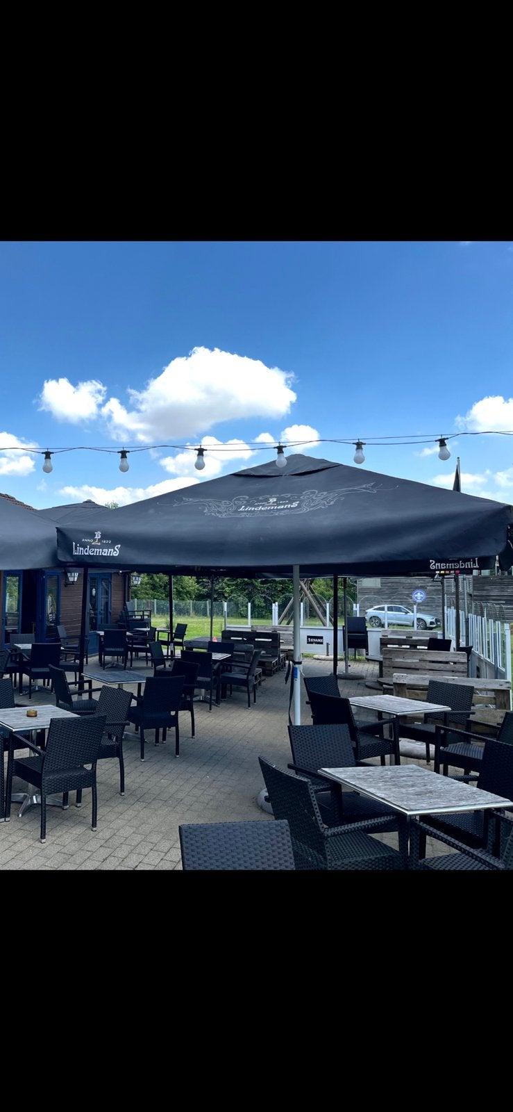 Parasol lindemans, Jardin & Terrasse, Enlèvement, Comme neuf