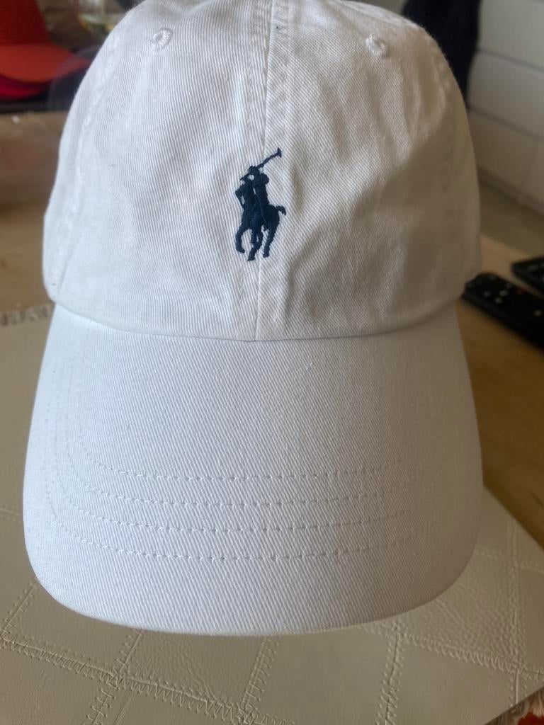 Ralph lauren wit pet, Kleding | Heren, Hoeden en Petten, Verzenden, Zo goed als nieuw, Pet