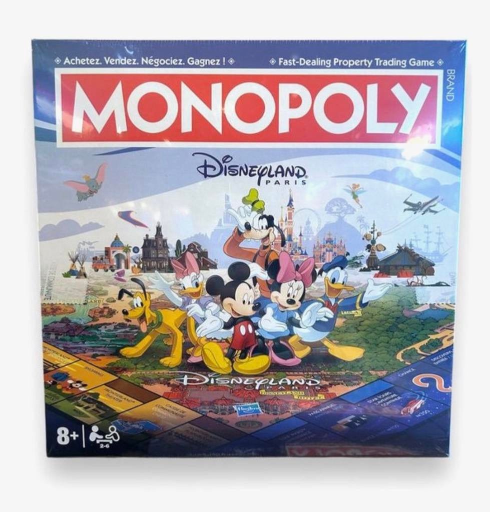 Monopoly disneyland, Hobby en Vrije tijd, Ophalen, Zo goed als nieuw