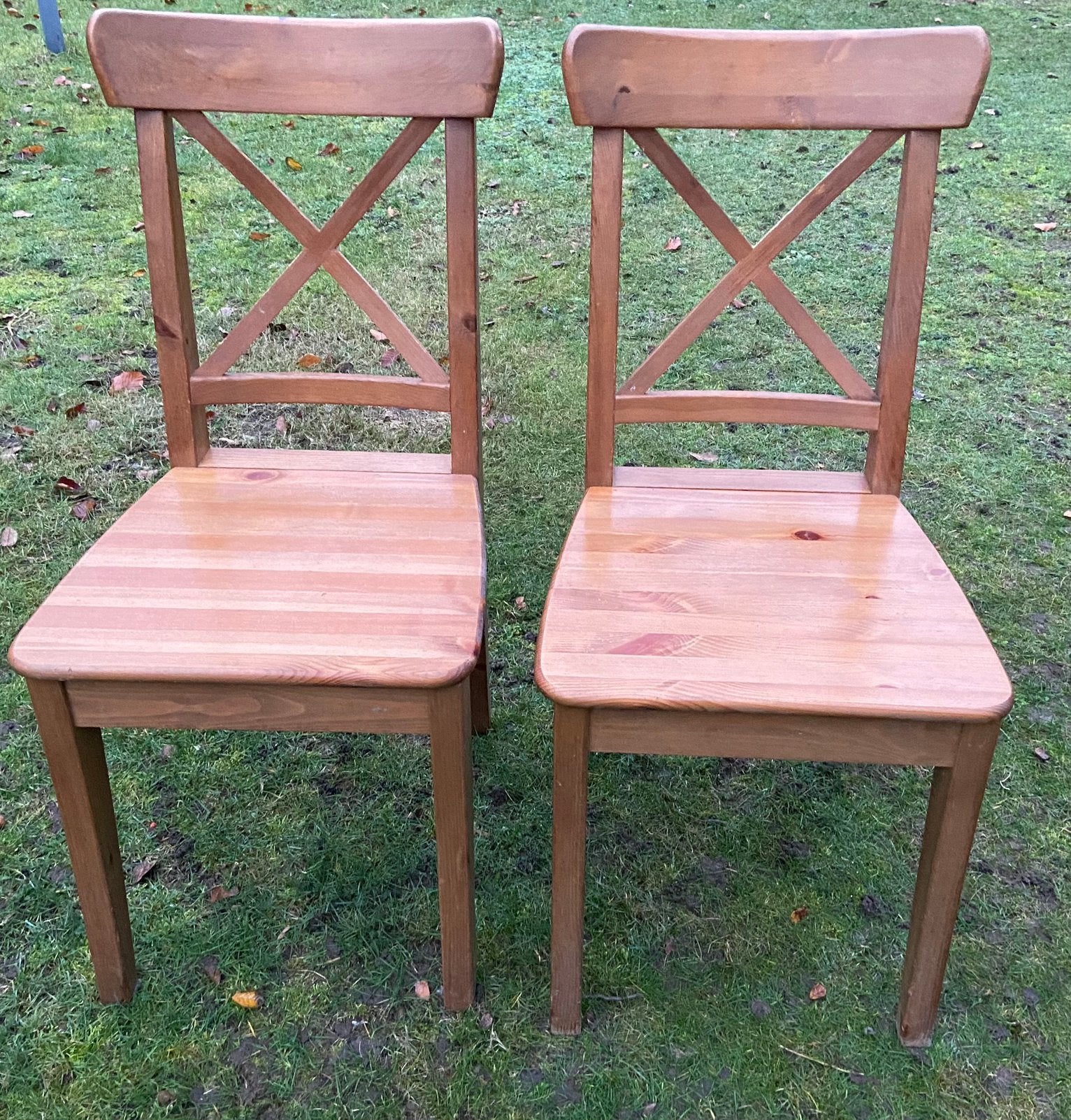 2x IKEA Ingolf stoelen, Ophalen