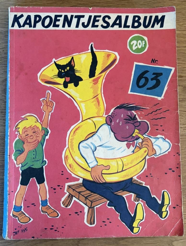 Kapoentjes Album 63 - 1e druk (1964) Strip, Livres, BD, Utilisé, Une BD, Enlèvement ou Envoi