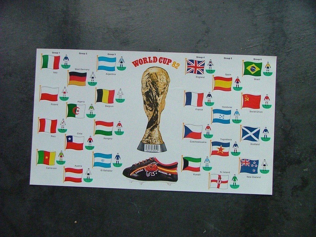 stickers WK voetbal Spanje 82 - Mundial, Verzamelen, Ophalen of Verzenden, Nieuw, Sport