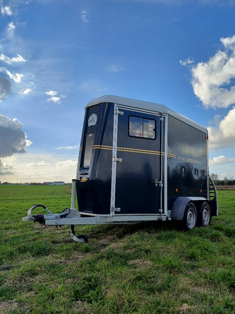 Fautras provan classic 2 paardstrailer, Ophalen, Gebruikt, Polyester, 2-paards trailer