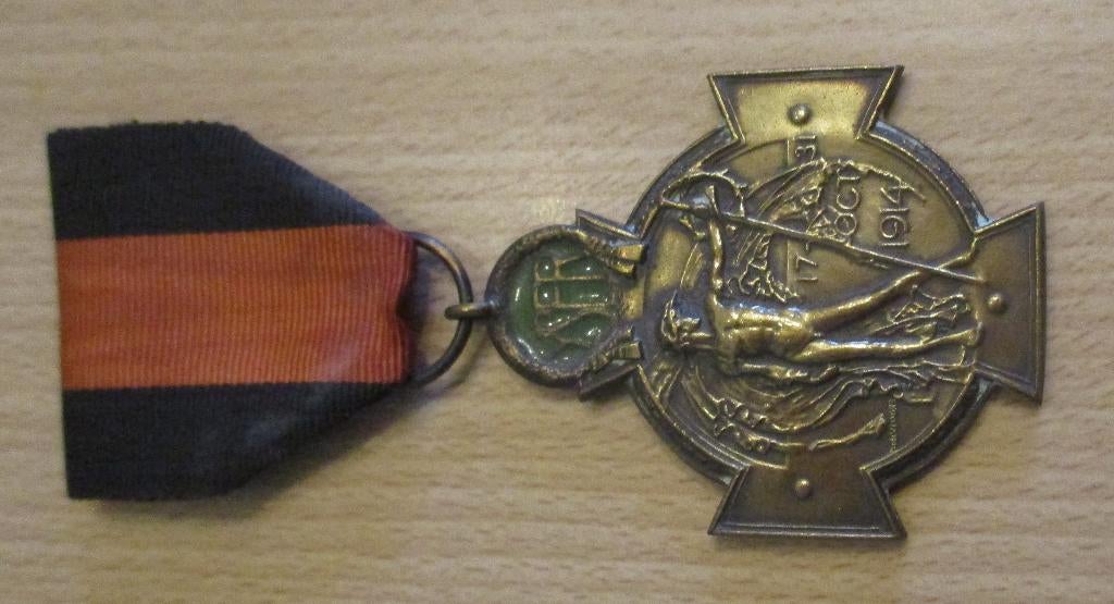 Croix de l' Yser 1914 - 1918, Enlèvement ou Envoi, Armée de terre, Ruban, Médaille ou Ailes