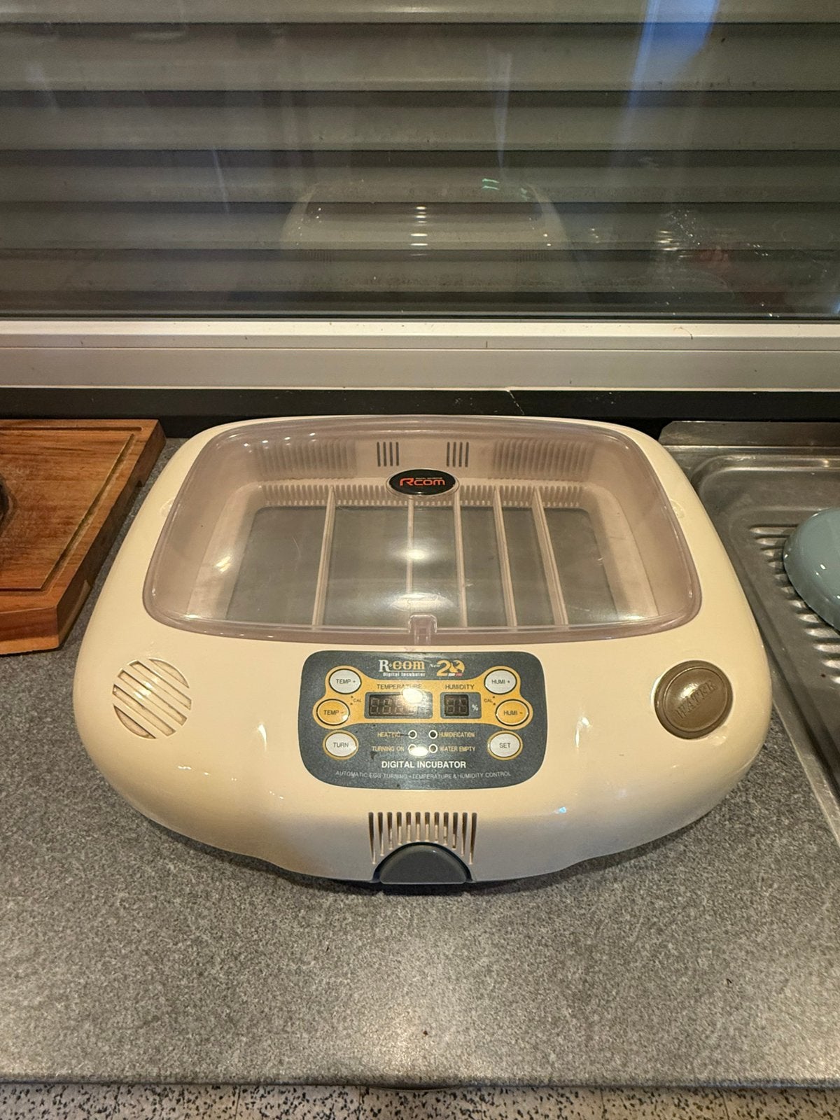 Rcom 20 broedmachine, Dieren en Toebehoren, Pluimvee | Toebehoren, Ophalen, Zo goed als nieuw, Broedmachine