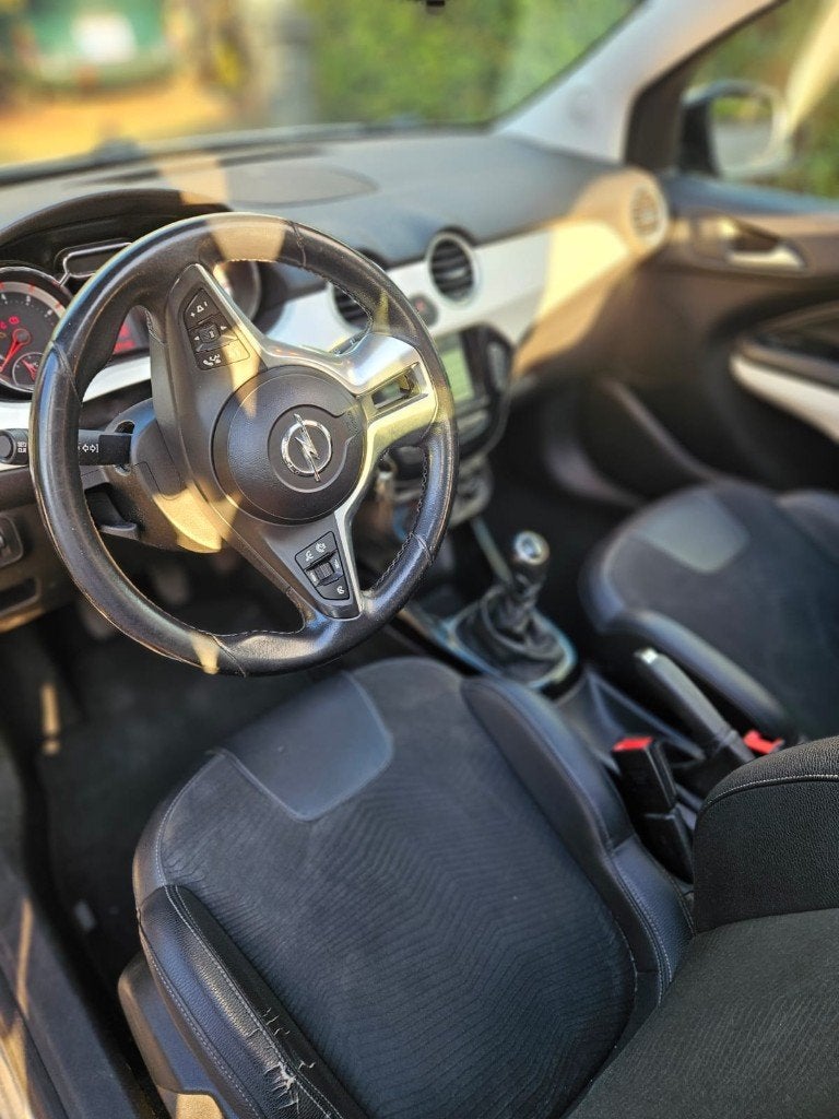 opeld adam 1.2 open dak, Auto's, ADAM, Cabriolet, Wit, Handgeschakeld