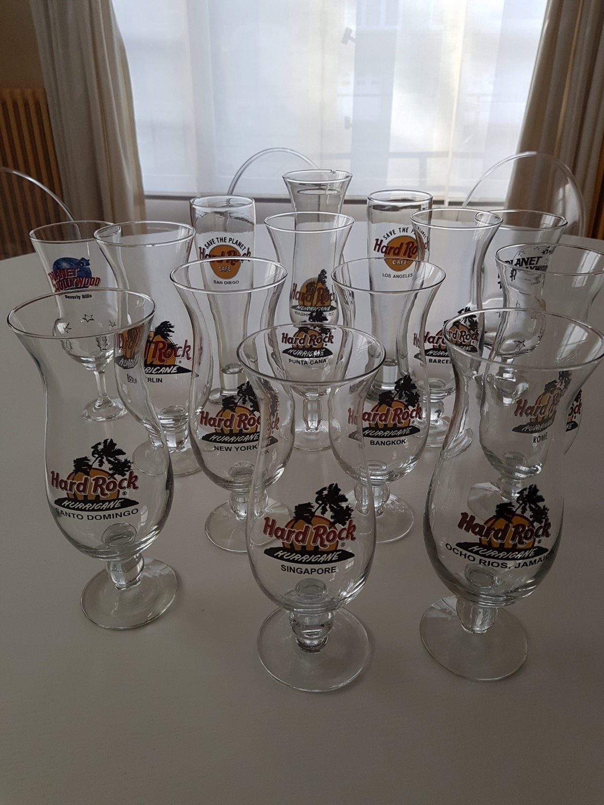 13 Verres HARD ROCK/PLANET HOLLYWOOD anciens rares neuf !!!!, Collections, Enlèvement