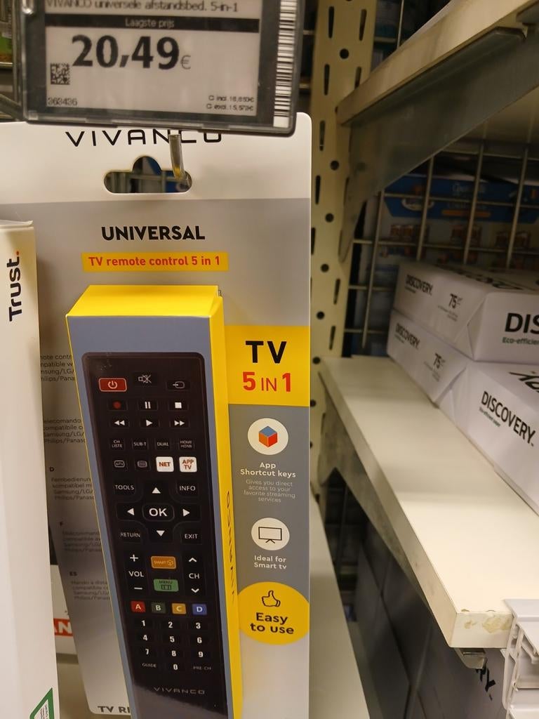 Remote control, Enlèvement ou Envoi