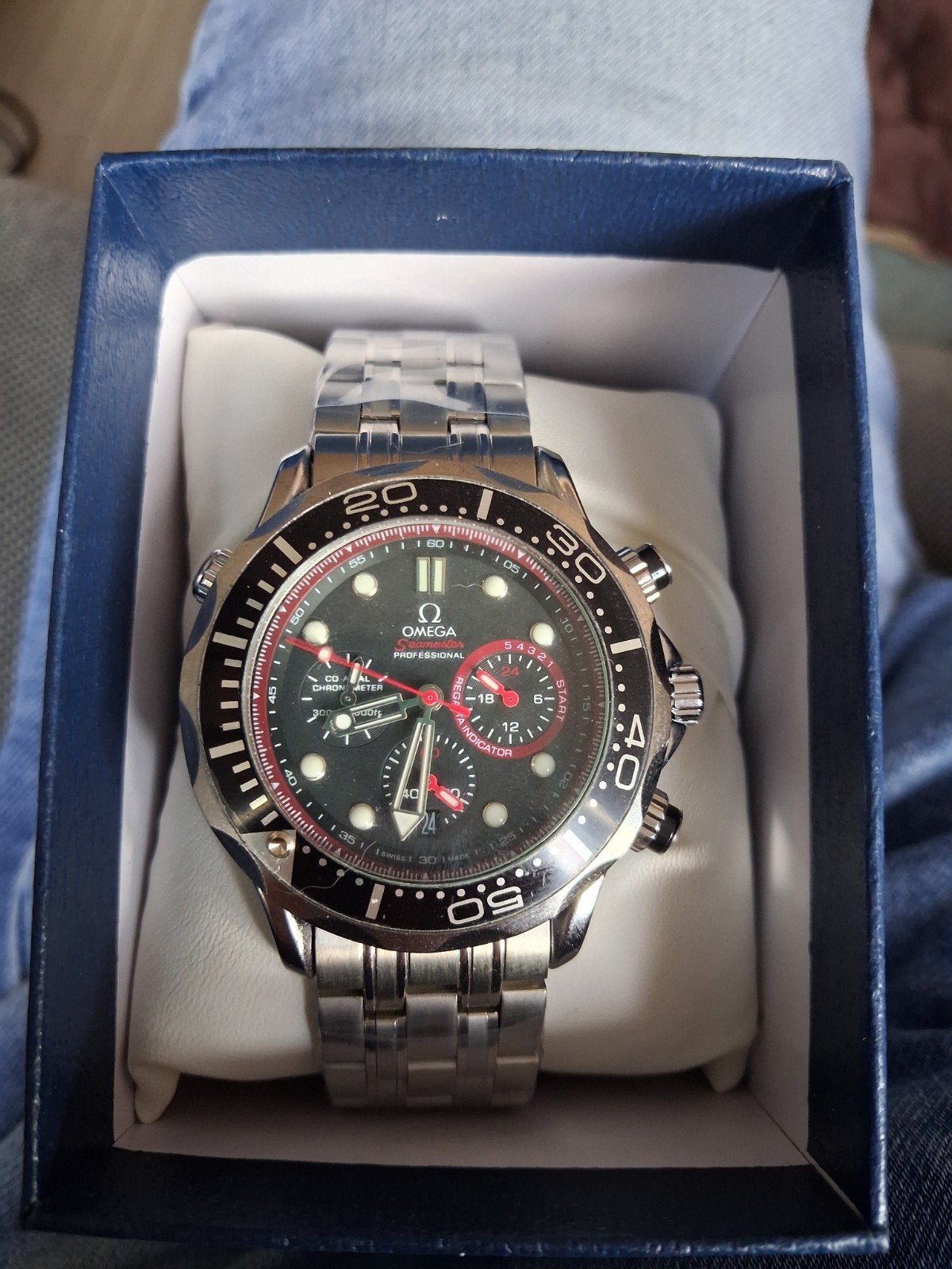 Montre Omega Seamaster Diver ETNZ en édition limitée, Enlèvement ou Envoi, Acier, Omega, Acier