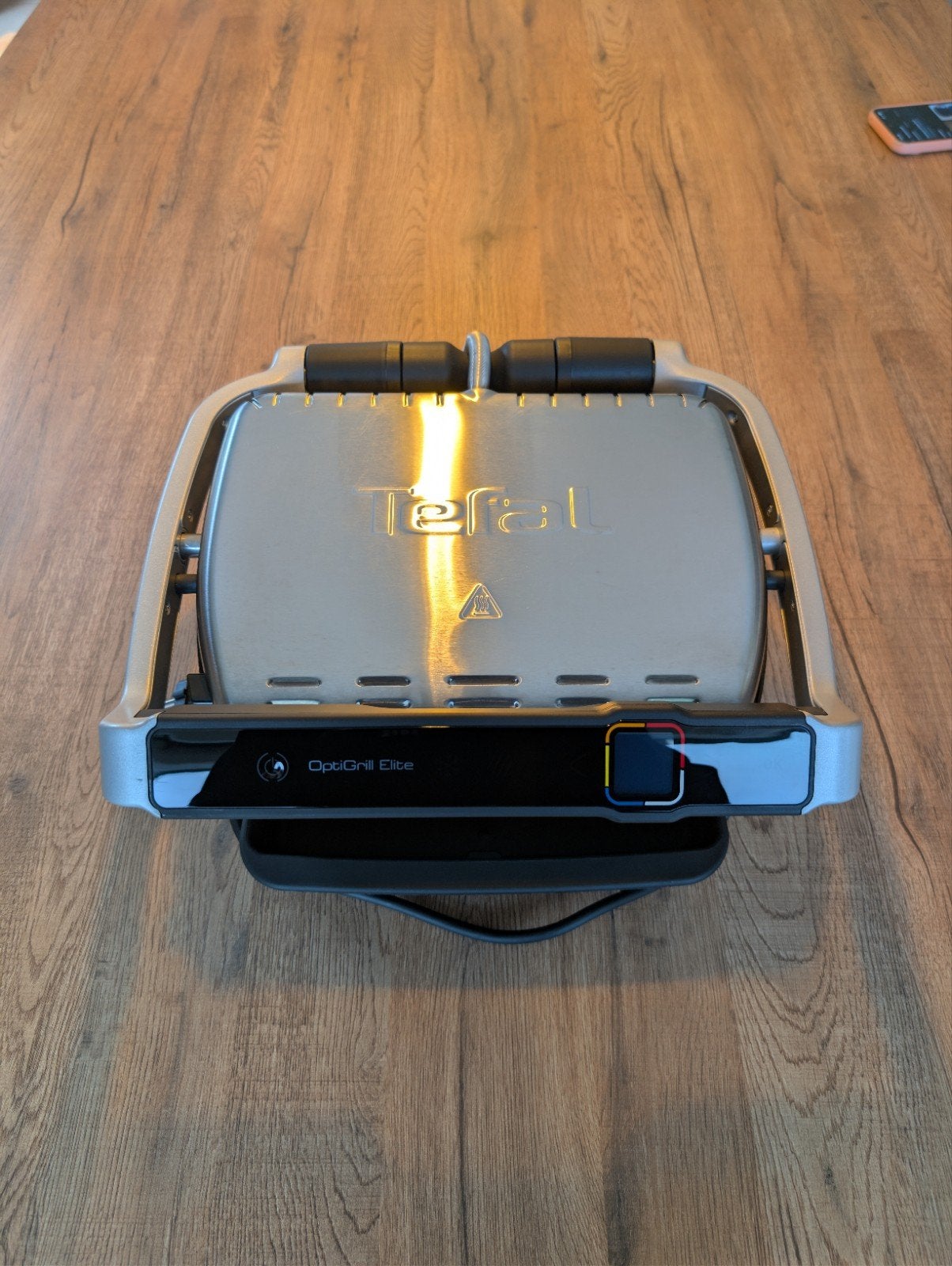 Tefal Optigrill Elite met garantie!, Ophalen of Verzenden, Uitneembare platen, Zo goed als nieuw
