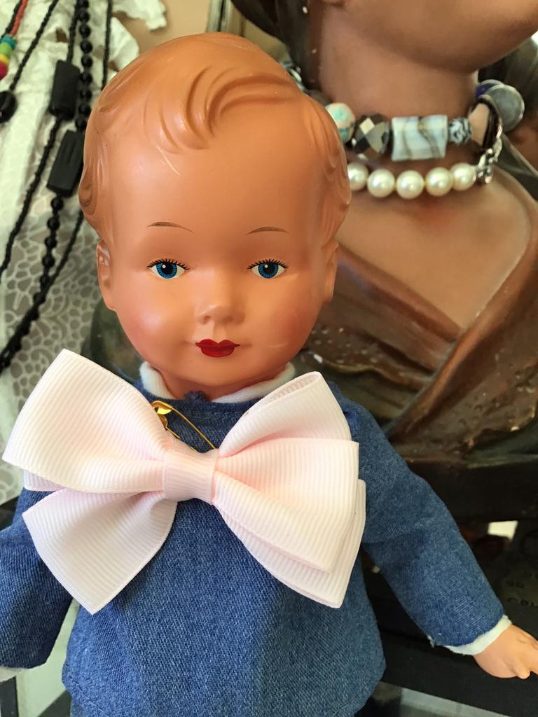 Schattig antiek popje 25 cm, Ophalen of Verzenden, Zo goed als nieuw