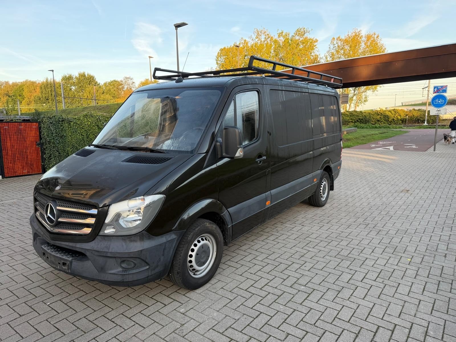 MERCEDES SPRINTER 313CDI L2H1 2016 206000KM AC NAV  KEURING, Voorwielaandrijving, Stof, Euro 6, 96 kW