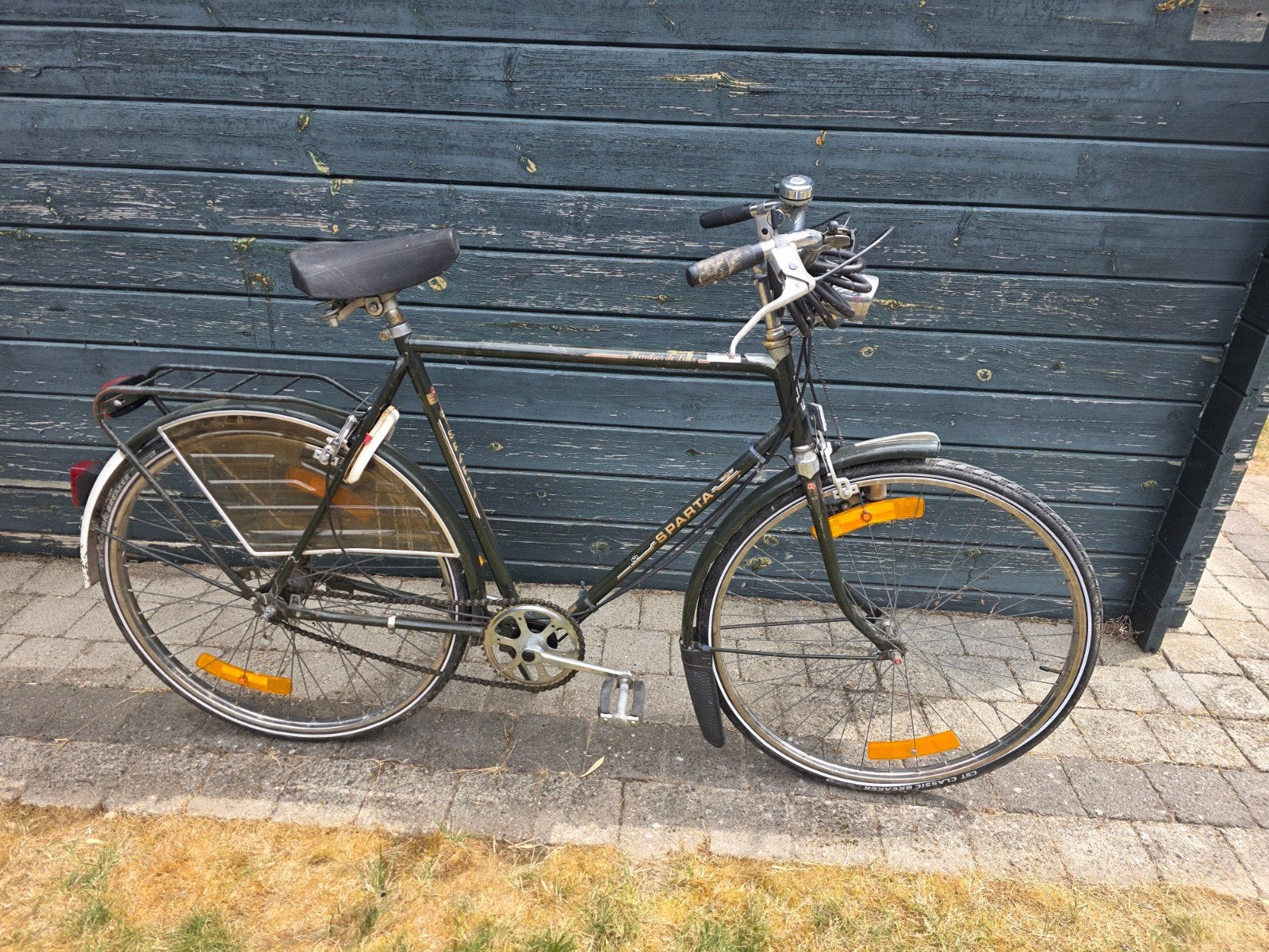herenfiets met werk, Fietsen en Brommers, Fietsen | Heren | Herenfietsen, Ophalen, Gebruikt, Versnellingen