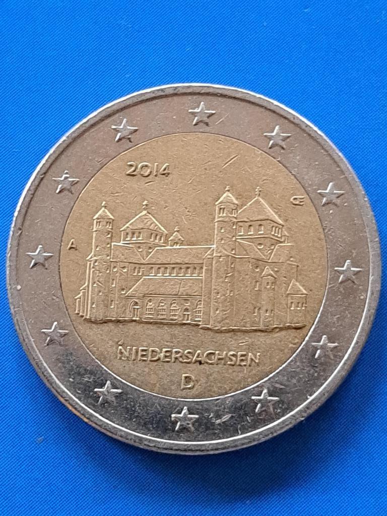 2014 A Allemagne 2 euros Niedersachsen Berlin, Envoi, Allemagne, 2 euros, Monnaie en vrac