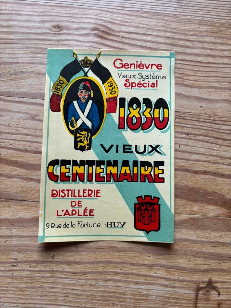 Étiquette vieux huy, Divers, Enlèvement, Comme neuf