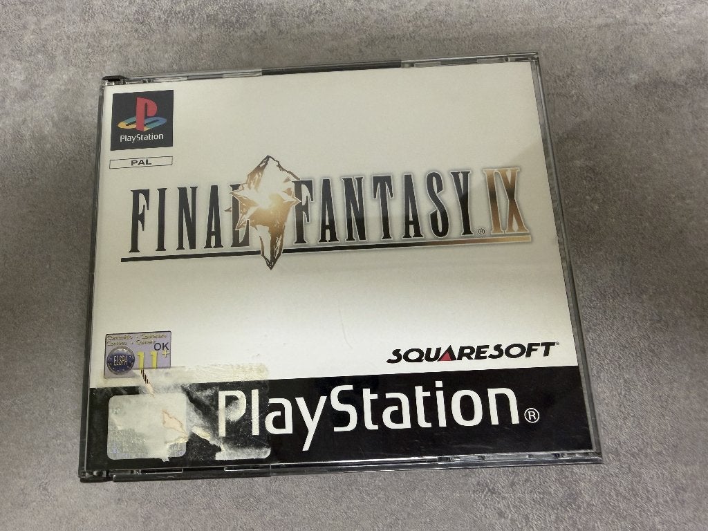 Final Fantasy IX PS1 game (PAL, 4 discs), Gebruikt, Verzenden, 1 speler, Eén computer