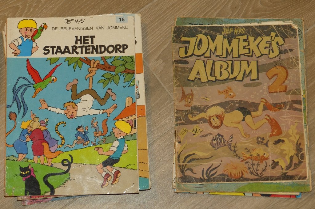 Jommekes collectie (177 stuks), Jef Nijs, Meerdere stripboeken, Ophalen, Gelezen