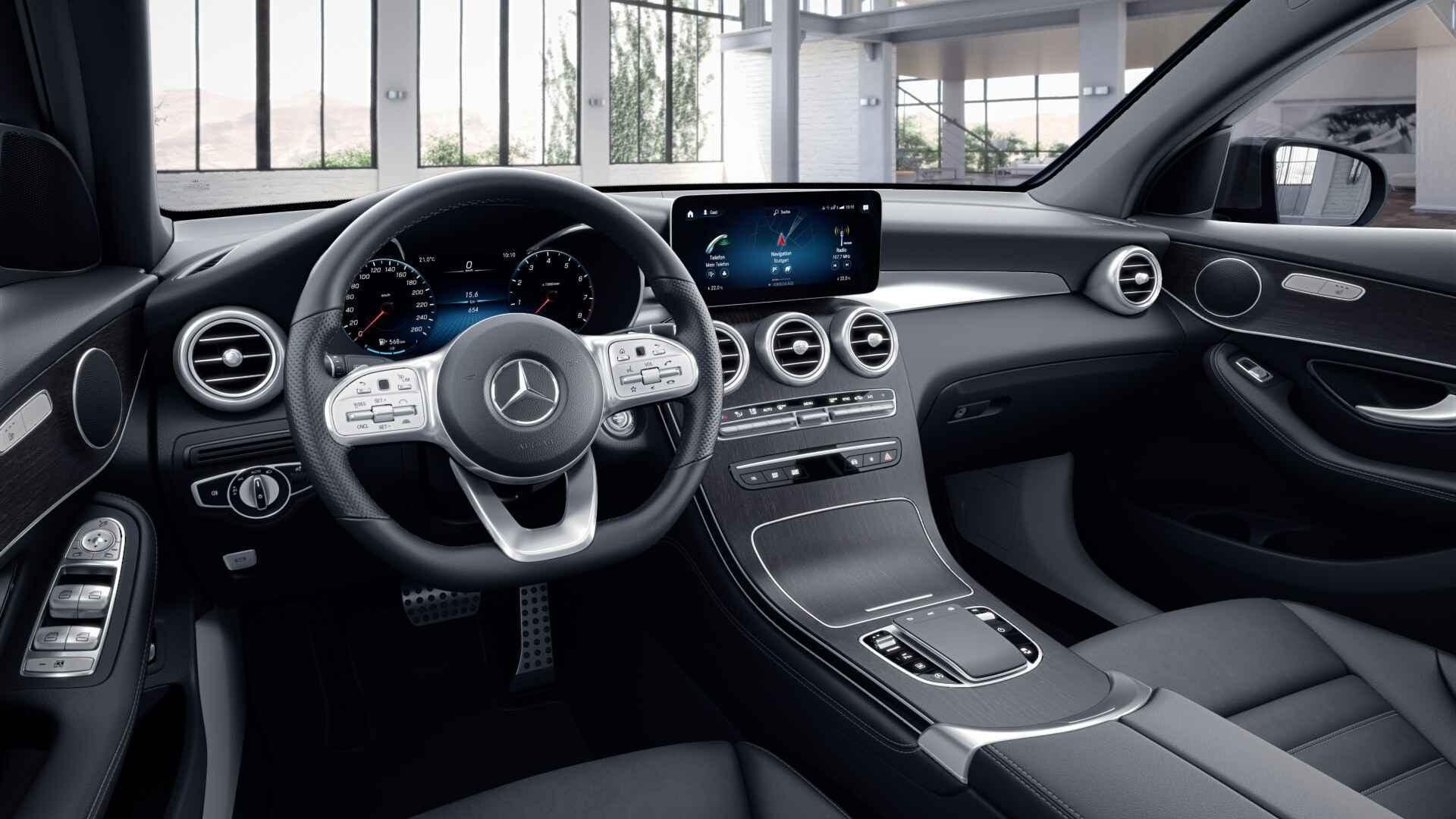 Mercedes-Benz GLC-Klasse 200 4MATIC Coupé AMG Line | Night, Automaat, 197 pk, Gebruikt, 4 cilinders
