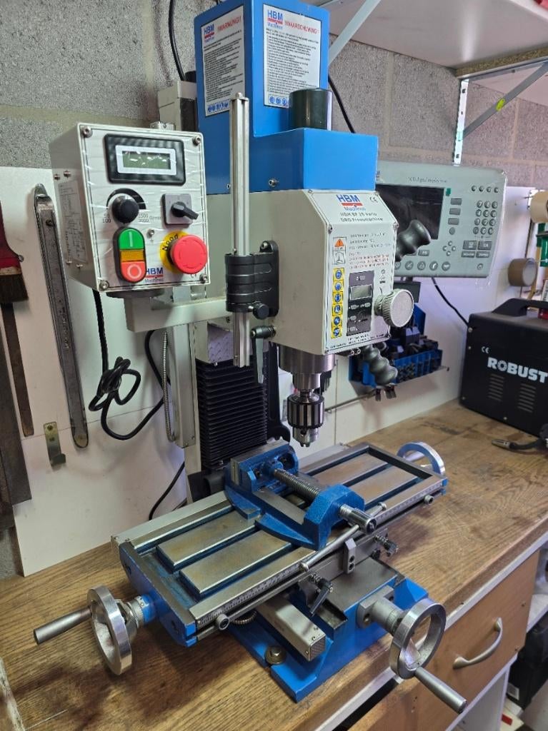 Boor - Freesmachine HBM, Doe-het-zelf en Bouw, Ophalen, Zo goed als nieuw, Elektrisch, HBM machines
