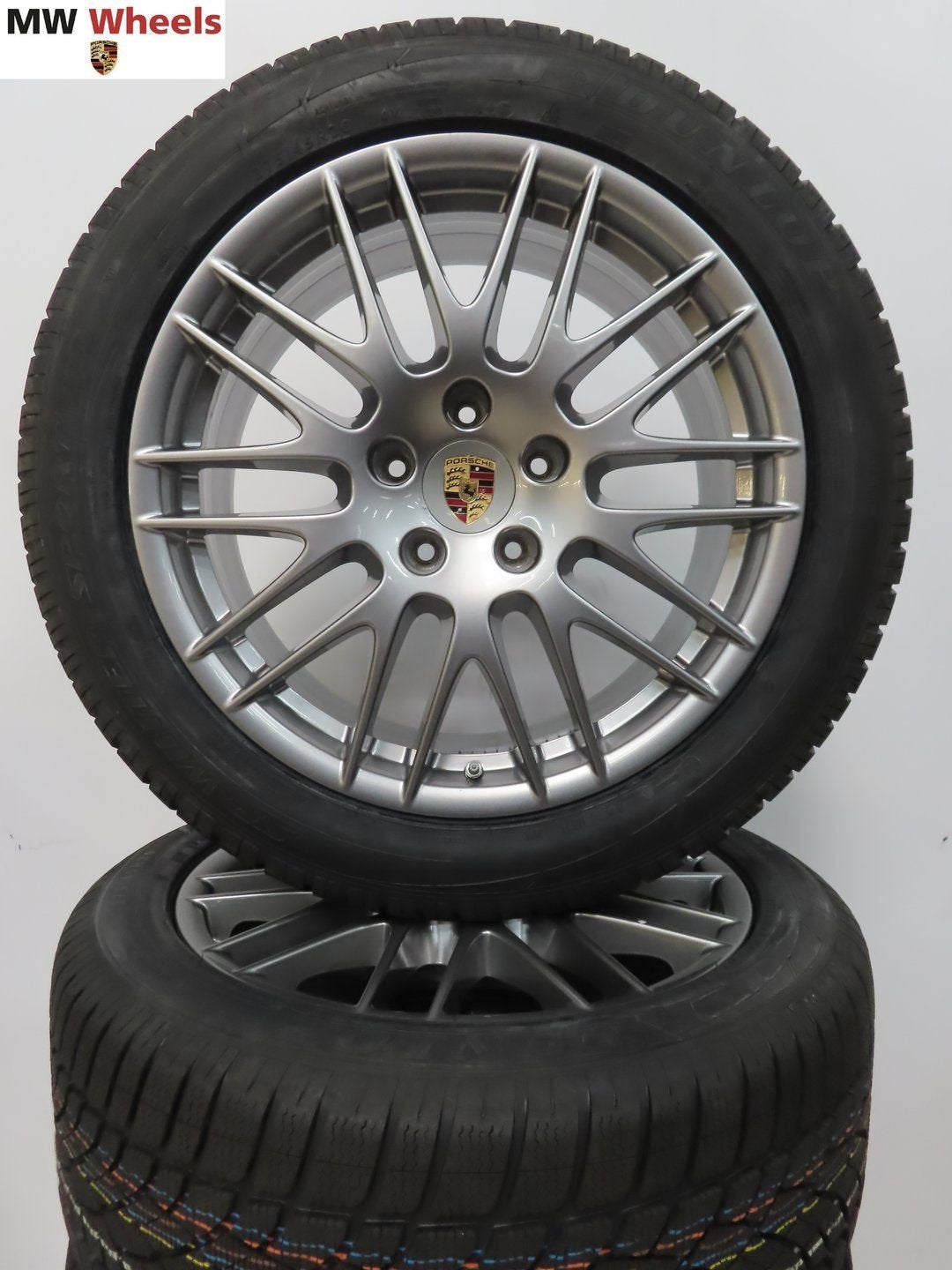 Porsche Cayenne 20 inch Spyder velgen nieuwe winterbanden, Auto-onderdelen, Gebruikt, -, 275 mm, -