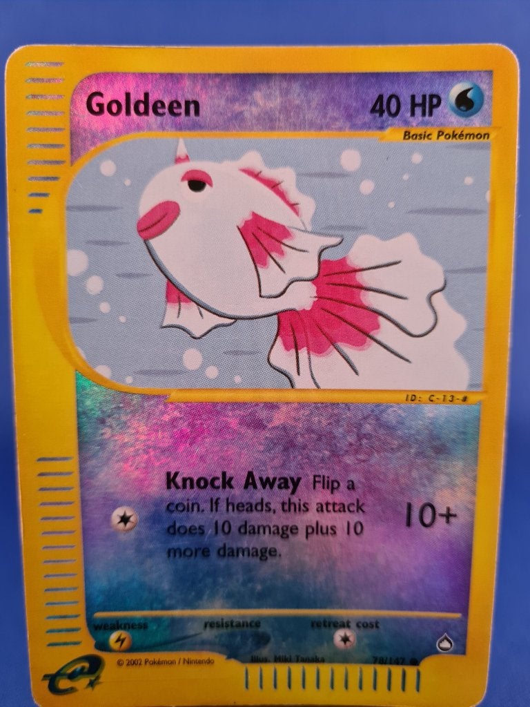 Goldeen 78/147 - Aquapolis (Reverse Holo), Envoi, Utilisé