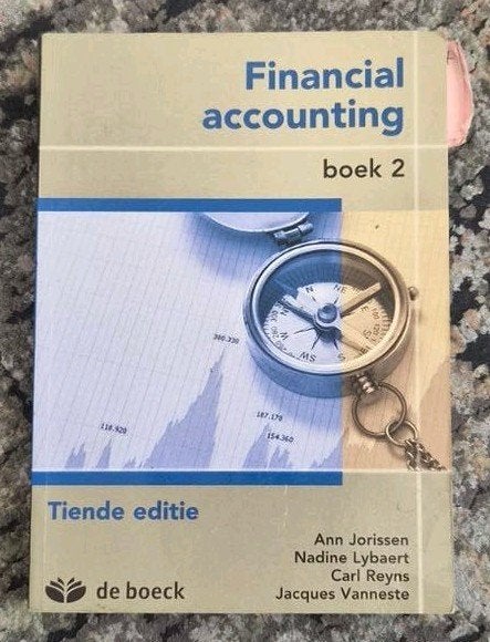 Livre de comptabilité financière 2, de boeck, Enlèvement