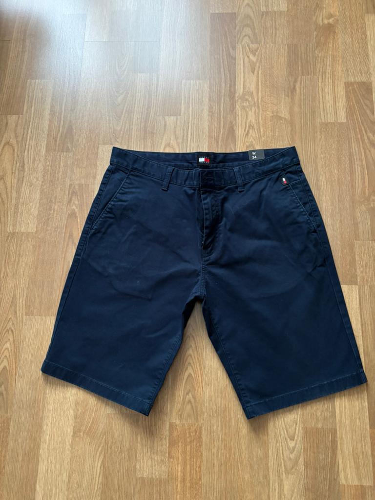 Mt 34 TOMMY JEANS scanton short, Kleding | Heren, Broeken en Pantalons, Ophalen of Verzenden, Zo goed als nieuw, Blauw