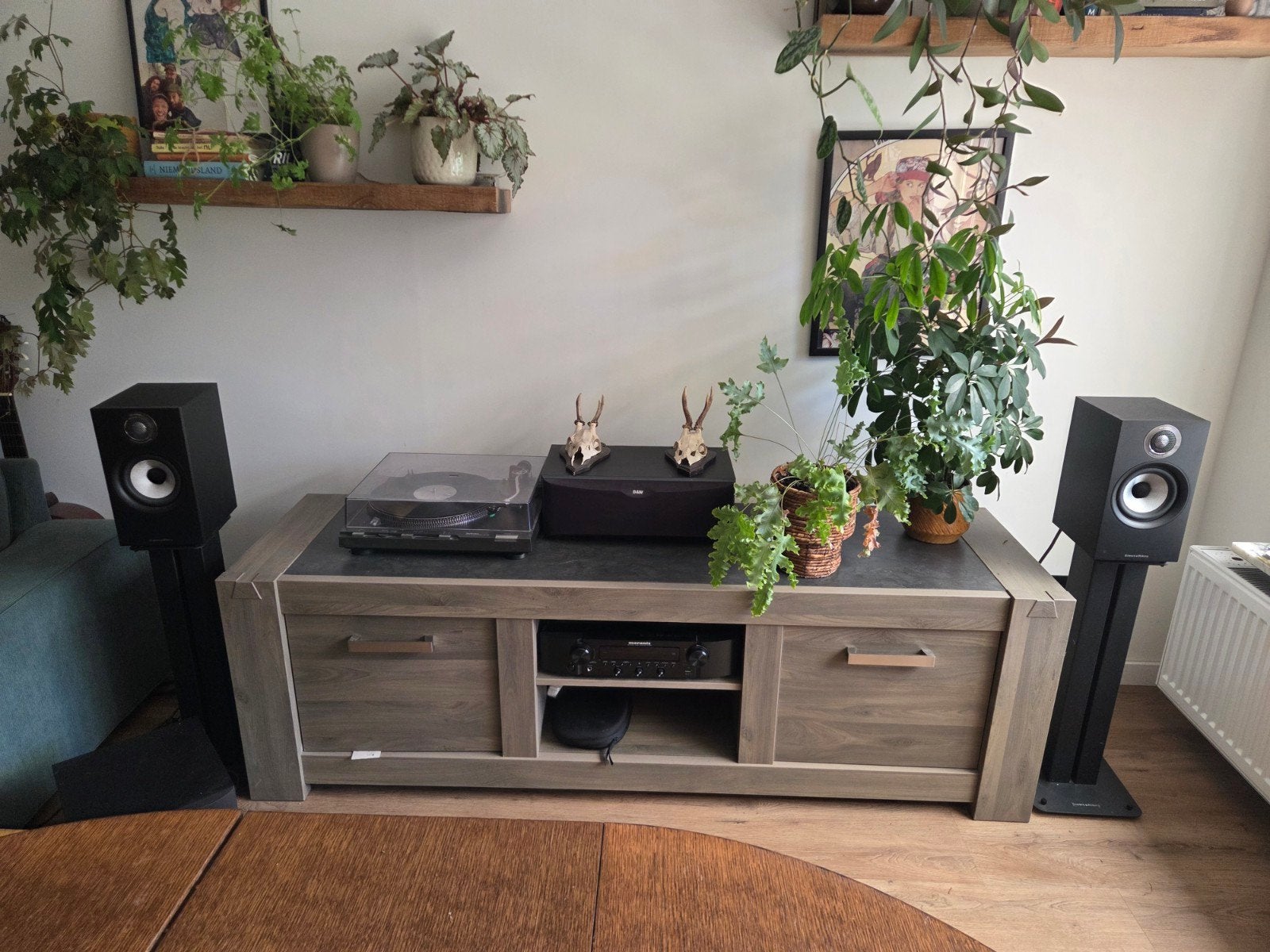 B&W 607s2 ae met frontspeaker en Marantz versterker, TV, Hi-fi & Vidéo, Enceintes, Comme neuf, Haut-parleurs Frontaux, Arrière ou Stéréo