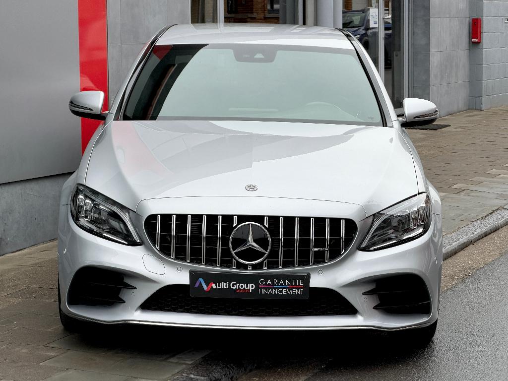 Mercedes C180 Pack //AMG *1 JAAR GARANTIE*20,455 € EXCL. BTW, Auto's, 4 deurs, 4 cilinders, Leder, Lichtsensor