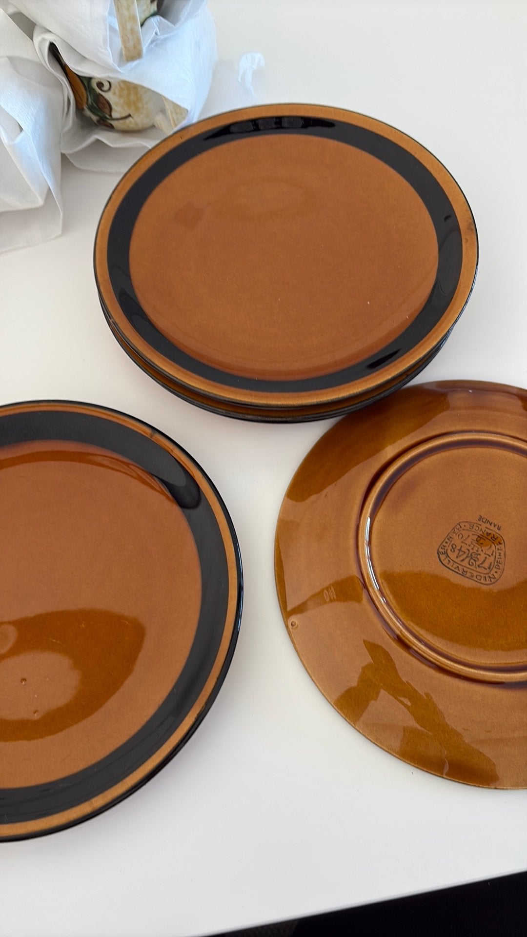 6 dessertbordjes Niderviller, Antiek en Kunst, Ophalen of Verzenden