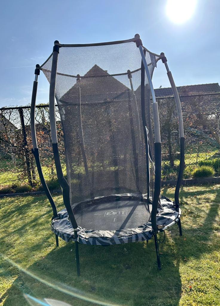 Exit Tiggy Junior trampoline 140 cm, Kinderen en Baby's, Speelgoed | Buiten | Trampolines, Ophalen, Gebruikt