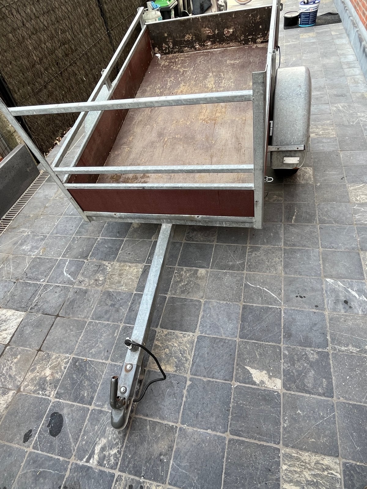 Remorque pratique à 1 essieu de 750 kg, Enlèvement, Utilisé