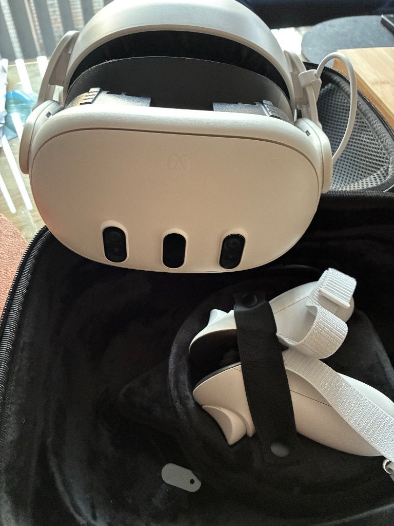 Quest 3 128 gig, Games en Spelcomputers, Virtual Reality, Ophalen of Verzenden, Gebruikt, VR-bril, Overige platformen