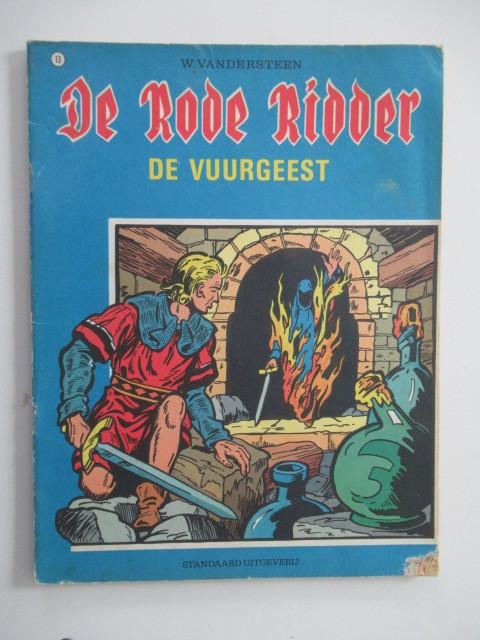 de rode ridder...nr.13...de vuurgeest..............1972, Ophalen of Verzenden, Gelezen