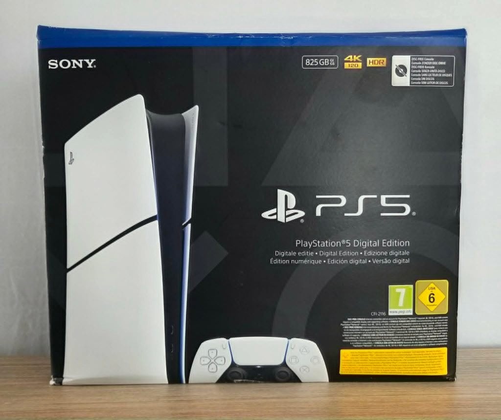 Playstation 5 Digital Edition 825GB Boxed, Games en Spelcomputers, Ophalen of Verzenden, Zo goed als nieuw, Playstation 5